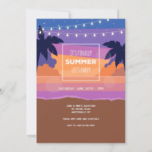 Finally Summer Invitation