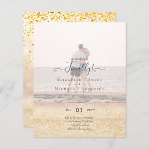 Finally We are Engaged! Wedding Announcement PHOTO