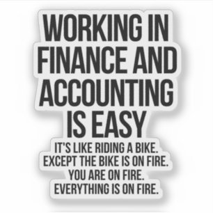 Finance and accounting sticker