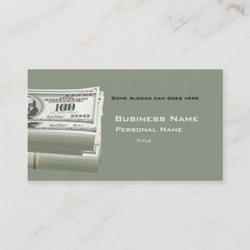 Customizable Finance Business Business Card
