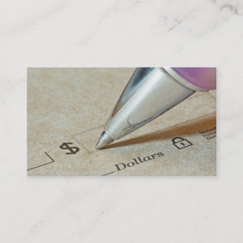 Finance Business Card Template