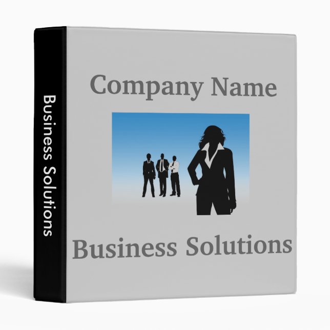 Finance business plans and presentation folder (Front/Spine)