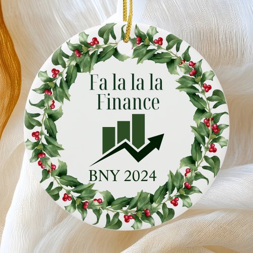 Finance Christmas Ornament Finance Christmas Ornament