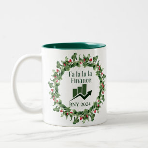 Finance Christmas Ornament Two-Tone Coffee Mug