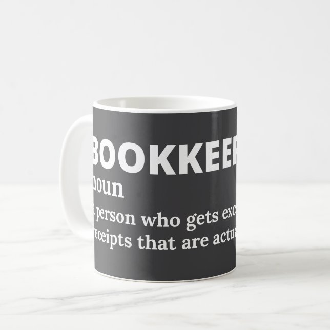 Finance Coordinator Funny Definition Mug (Front Left)