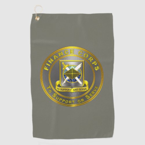 Finance Corps  Golf Towel