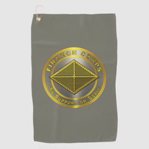Finance Corps  Golf Towel