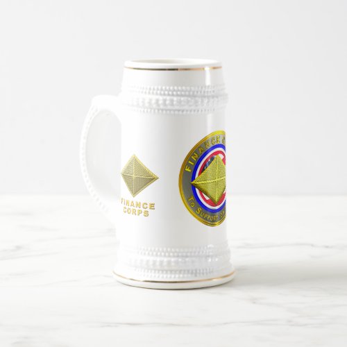 Finance Corps Veteran  Beer Stein