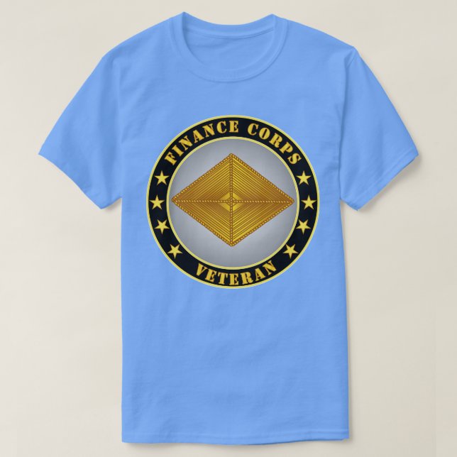 Finance Corps Veteran T-Shirt (Design Front)