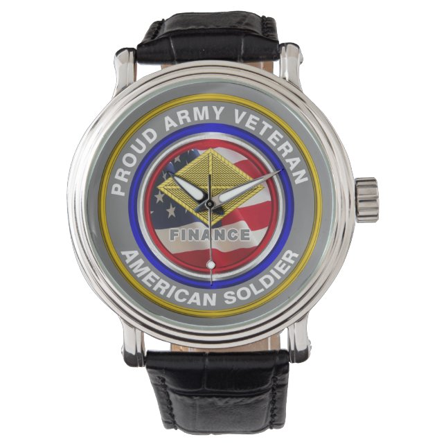 Finance Corps Veteran Watch (Front)