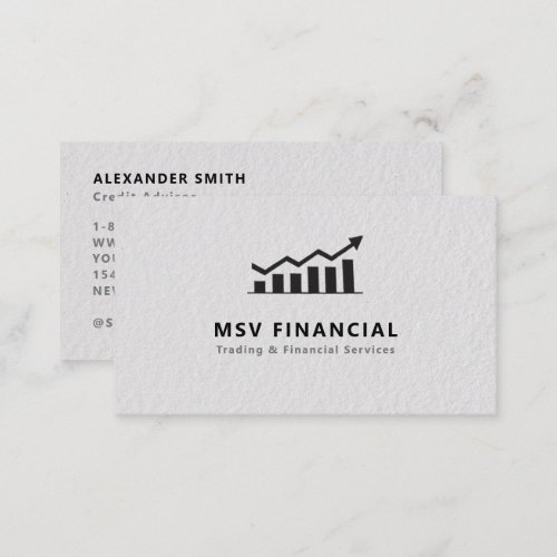 Finance Dealer Trader Sleek Modern Professional Business Card