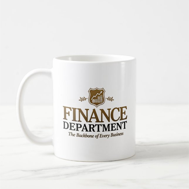 Finance Department The Backbone of Every Business Coffee Mug (Left)
