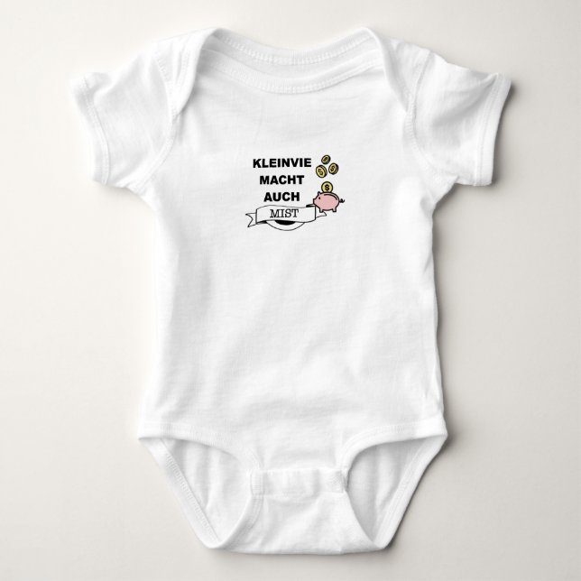 Finance Make Money Invest Invest Baby Bodysuit (Front)
