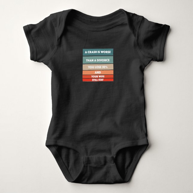 Finance Make Money Invest Invest Baby Bodysuit (Front)