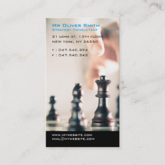 Finance or Business Strategy Consultant Card