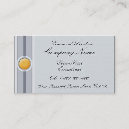 FinanceStock Broker Business Card