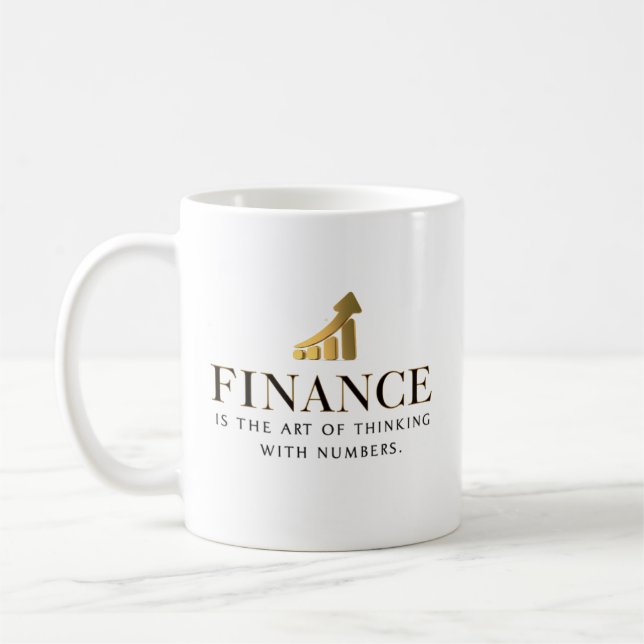 Finance — The Art of Thinking with Numbers Coffee Mug (Left)