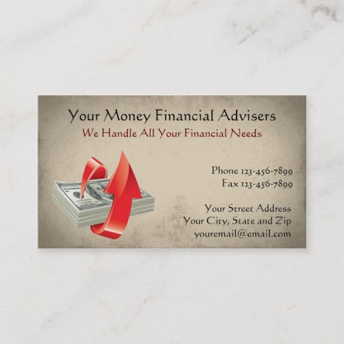 Financial Adviser Business Card