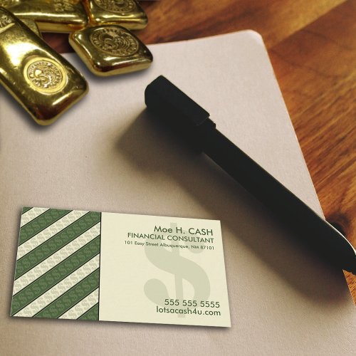 Financial Adviser Consultant Business Cards