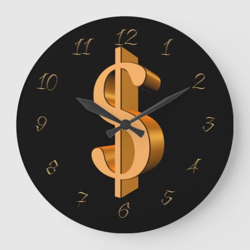 Financial Adviser Large Clock
