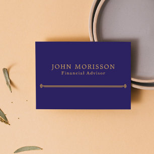 Financial Advisor Business Card   Customizable