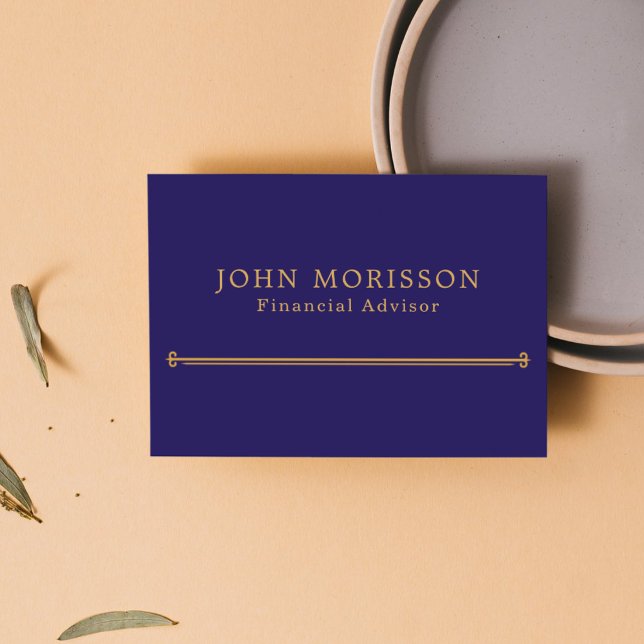 Financial Advisor Business Card | Customizable (Financial Advisor Business Card )