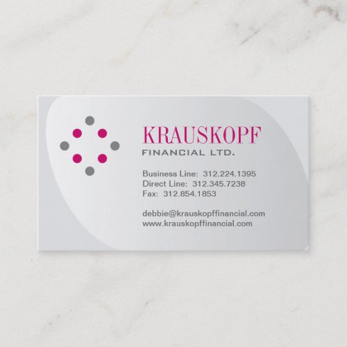 Financial Advisor Business Card Template