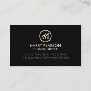 Financial Advisor Finance Business Card