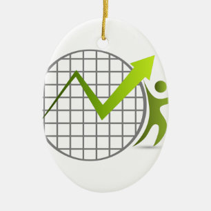 Financial Advisor Icon Ceramic Ornament