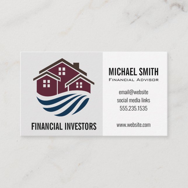 Financial Advisor | Investments | Business Card (Front)