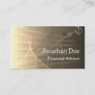 Financial Advisor Personal Card