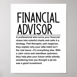 Financial advisor poster