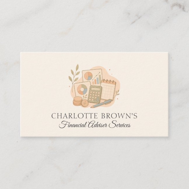 Financial Advisor Wealth Investment Retirement Business Card