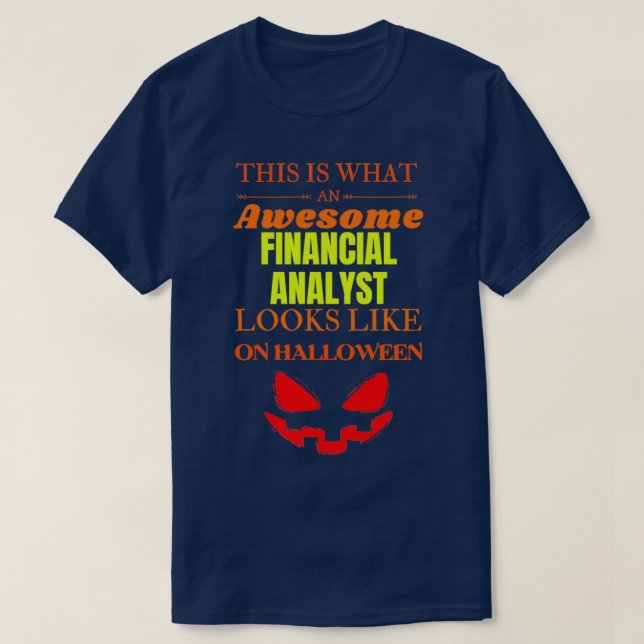 Financial analyst 3 T-Shirt (Design Front)
