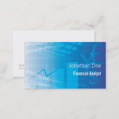Financial Analyst Accountant Business Card (Front/Back)