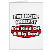 Financial Analyst ... Big Deal (Front)