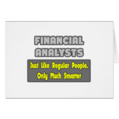 Financial Analysts ... Smarter (Front Horizontal)