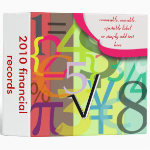 Financial binders, math binders Christmas Gift
