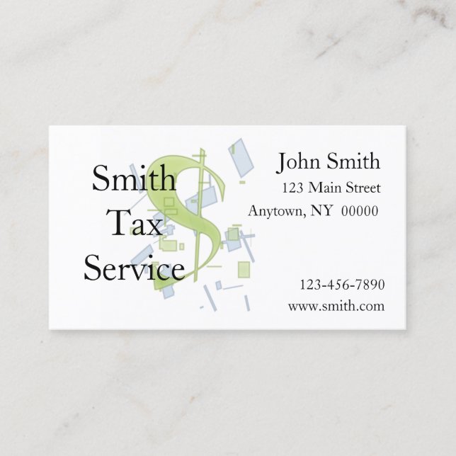 Financial Business Card (Front)