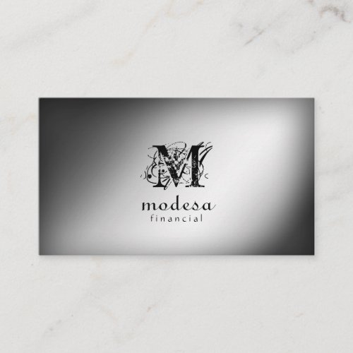 Financial Business Cards Silver