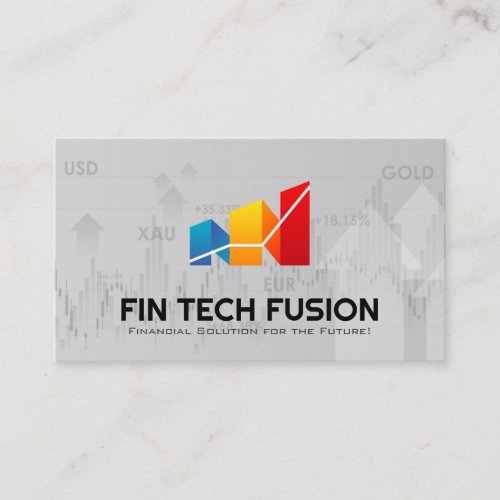 Financial Chart | AI Tech | Data Analysis Business Card