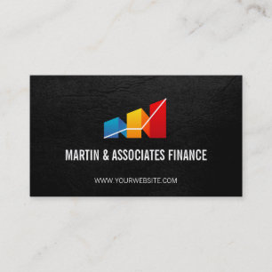 Financial Charts   Stocks Calculator Business Card
