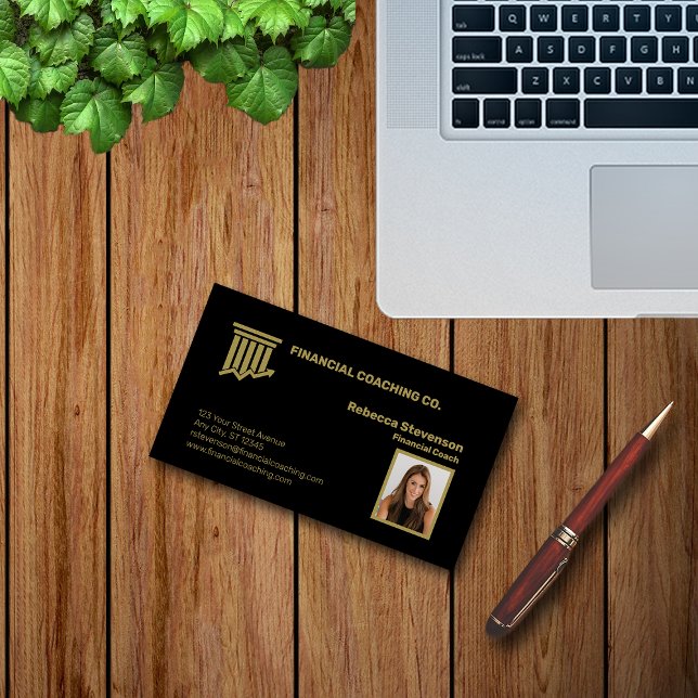 Financial Coach Professional Business Card (Creator Uploaded)