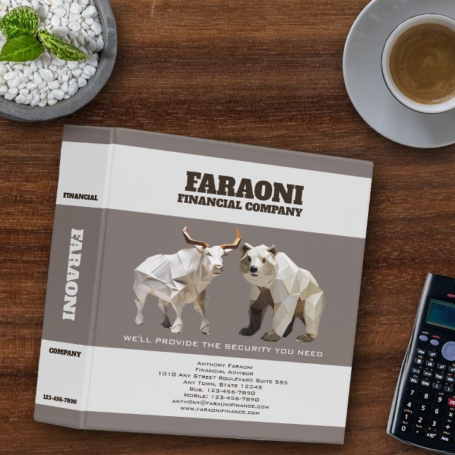 Financial Company  3 Ring Binder (Creator Uploaded)