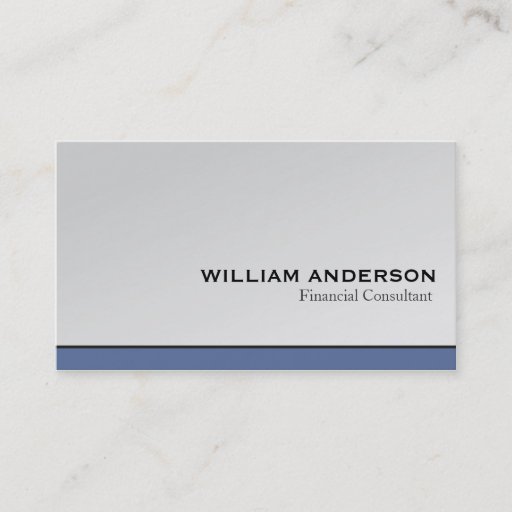 Customizable Financial Consultant - Business Cards