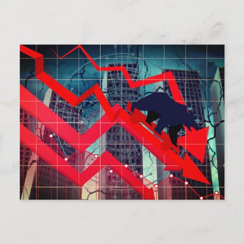 Financial Crisis Postcard