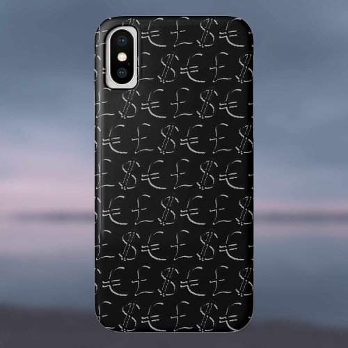 Financial Currency Symbols Design iPhone 87 Case