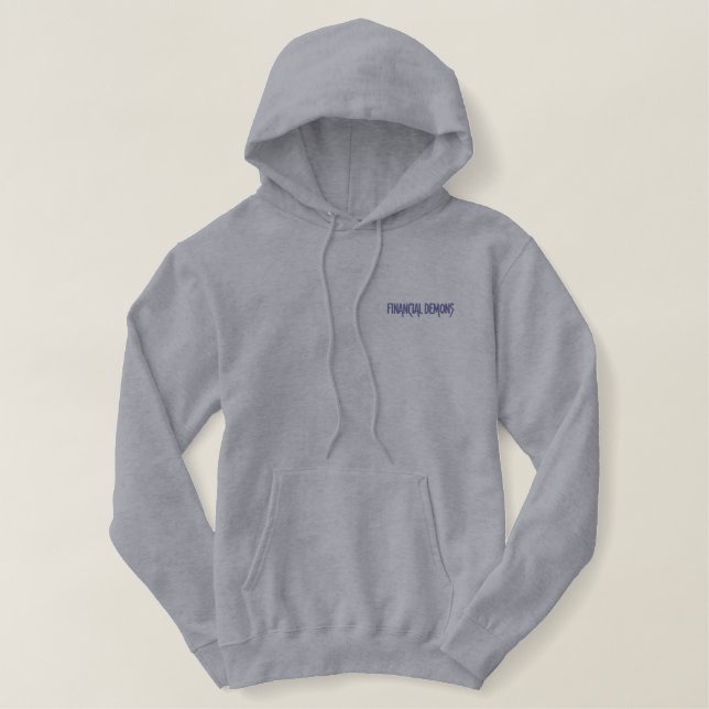 FINANCIAL DEMONS BASIC HOODIE (Design Front)