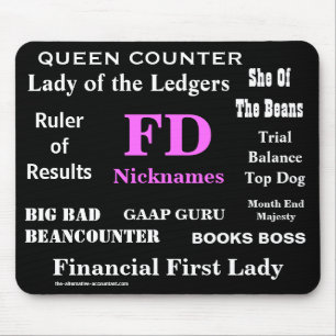 Financial Director Nicknames Synonyms Definitions Mouse Pad