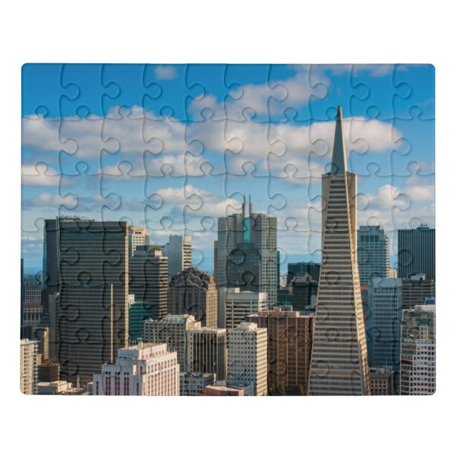 Financial District Skyline of San Francisco Jigsaw Puzzle (Puzzle Horizontal)
